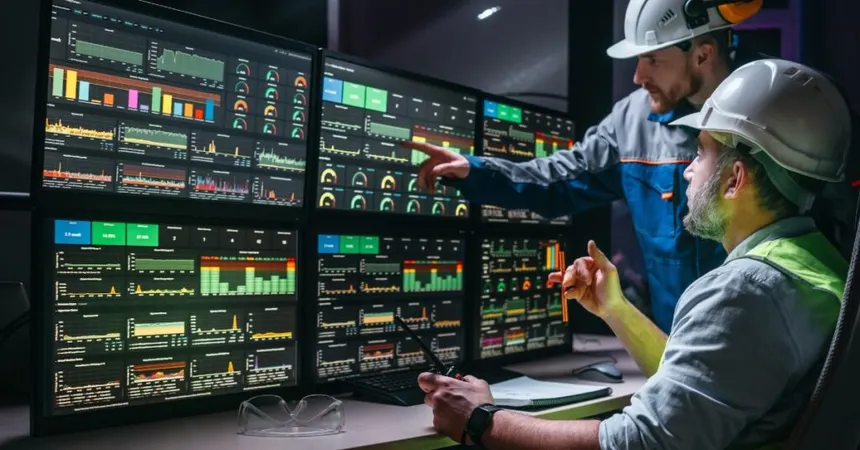 OT and SCADA system for industrial supervision and automation