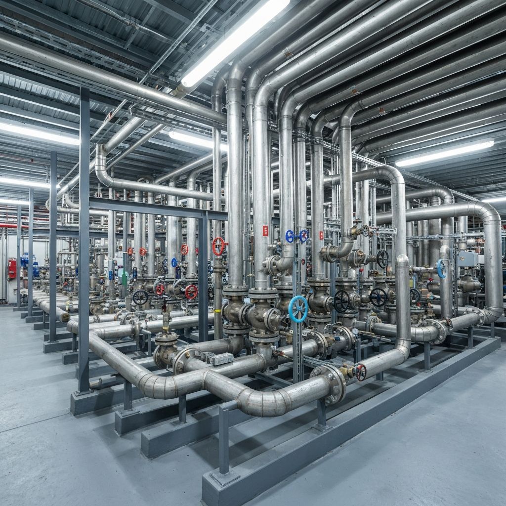 Sistema de piping de alta presion para proceso industrial